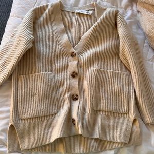 Abercrombie oversized knit cardigan